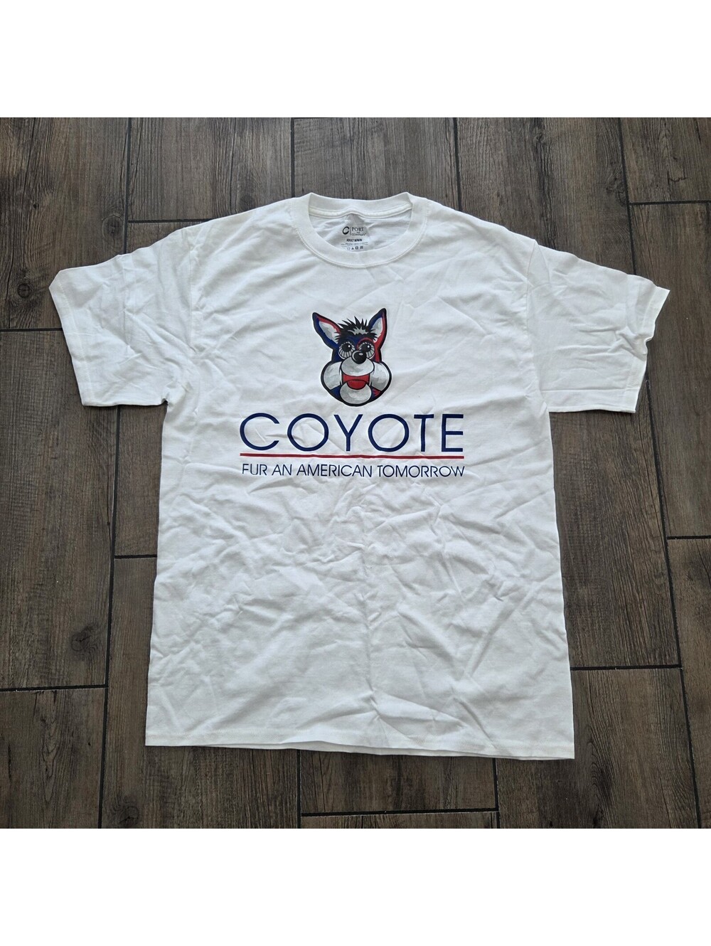 NBA San Antonio Spurs Vote Yote Giveaway T-Shirt Coyote Mascot Size M Election